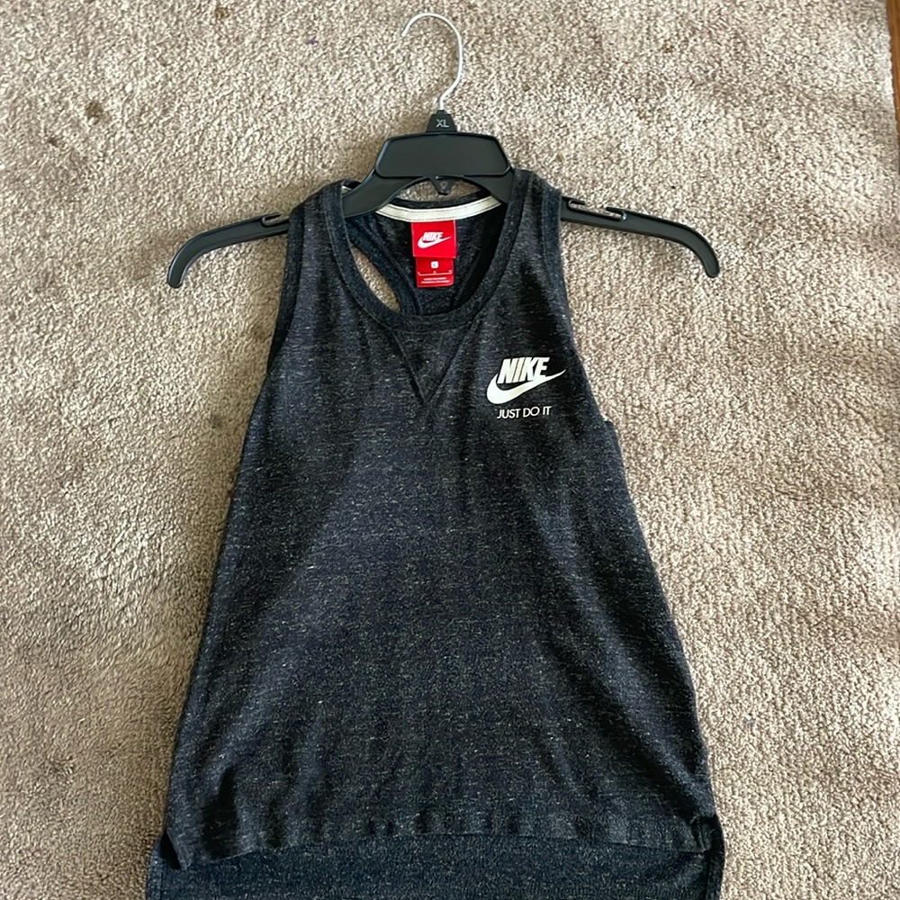 Girls Grey Nike Tank Top